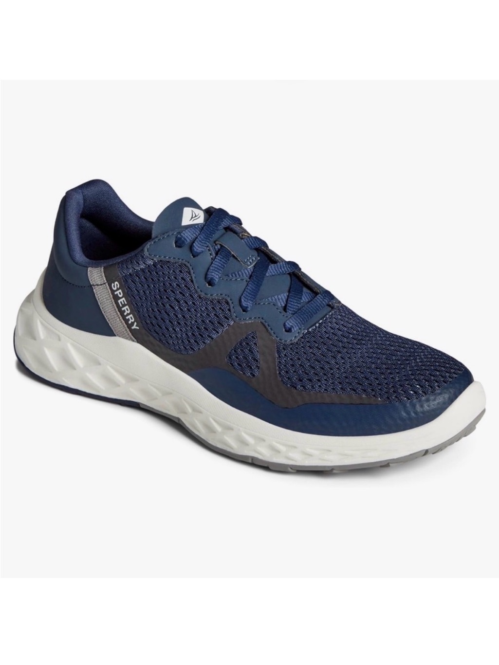 Sperry Womens Seacycled Navy Headsail Sneaker Size 8.5